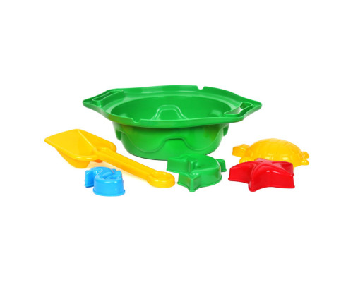 Дитяча іграшка "Набір пісочний К" ТехноК 1431TXK у сітці Зелений