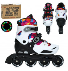 Дитячі розсувні ролики A4157-M-W, розмір 35-38