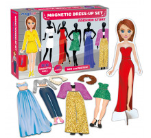 Настільна магнітна гра "Fashion story" ML4032-08 EN магнітна лялька, 27 магнітів