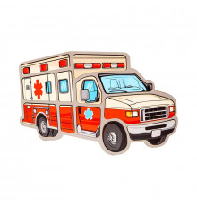Дитячий пазл-вкладиш "Швидка" Puz-22969, 12 елементів