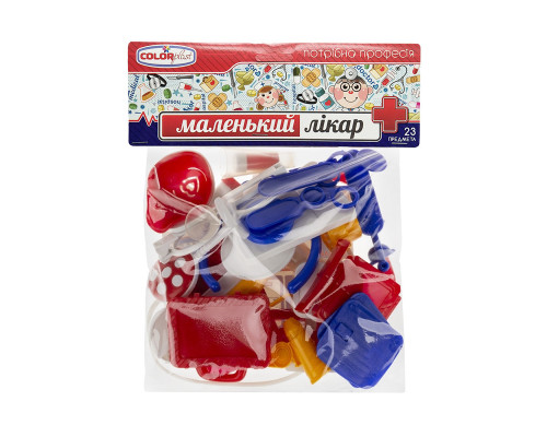 Дитячий ігровий набір лікаря "Маленький лікар" 1-036, 23 предмета в наборі