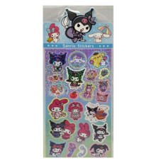 Декоративні наклейки "Sanrio Stickers" SZ240906-14 з блискітками