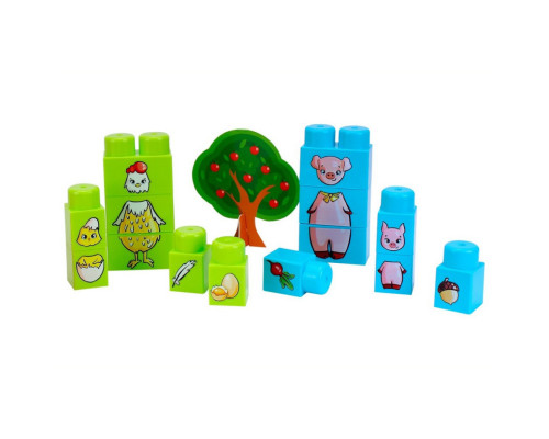 Дитячий Конструктор "Тварини" 6849TXK 35 елементів