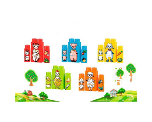 Дитячий Конструктор "Тварини" 6849TXK 35 елементів