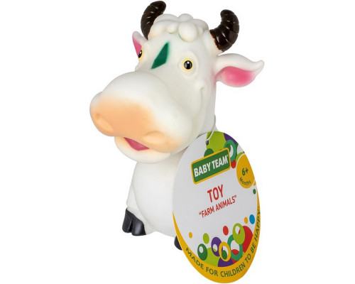 Дитяча іграшка для купання "Бризкаючі тварини ферми Корівка" 8753_корівка