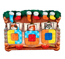 Дерев'яний сортер "Тварини в ліжечку" PSD302 (ПСД302)