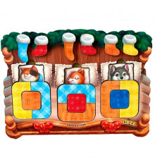 Дерев'яний сортер "Тварини в ліжечку" PSD302 (ПСД302)