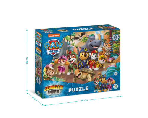Дитячий пазл "Paw Patrol. Jungle Pups" 200523, 60 елементів