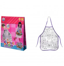 Дитячий набір для творчості "Drawing Apron" Z185-10G, фломастери змиваються водою