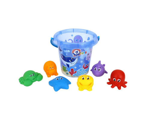 Іграшка "Набір для гри з піском і водою" ТехноК 7945TXK з фігурками тварин