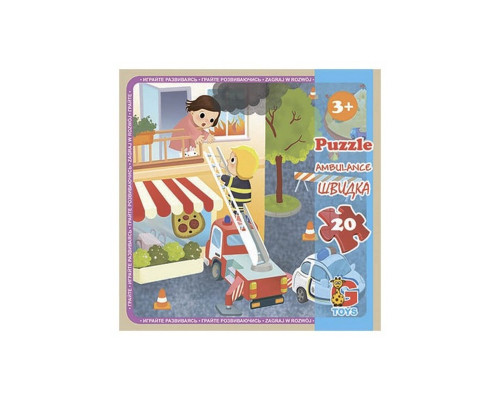 Дитячий пазл "Транспорт" LT09, 20 елементів