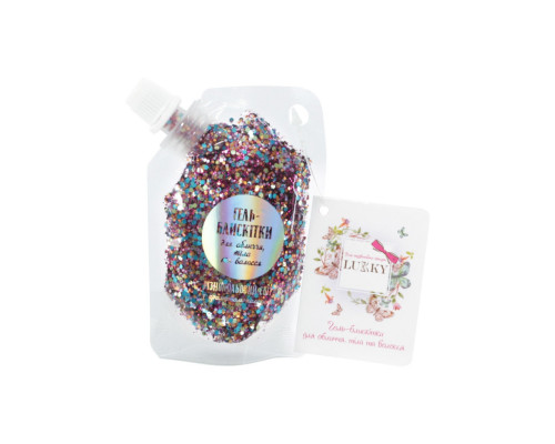 Детский гель-блестки для тела и волос T18942 разноцветный