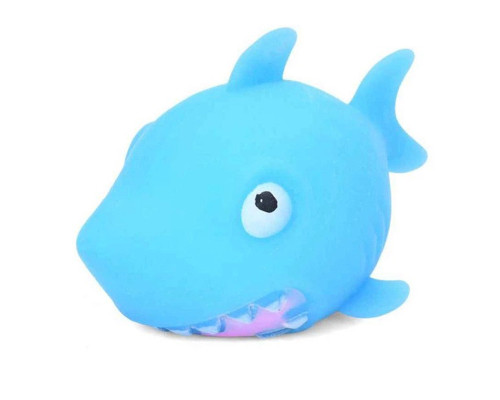 Дитяча іграшка-антистрес "Акула" MS 4043(Blue) з борошном, 10 см