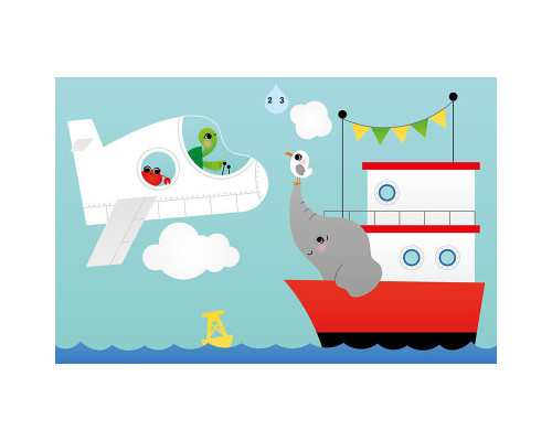 Дитяча книжка "Аплікації наліпками: Машинки" 1655012, 8 сторінок