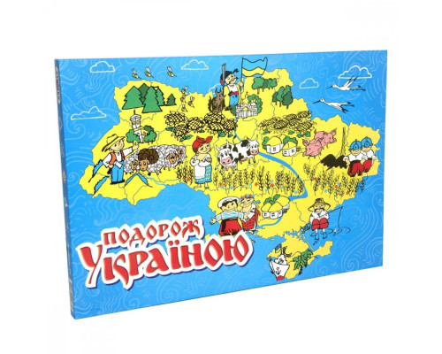 Настільна гра "Подорож Україною" 59ST