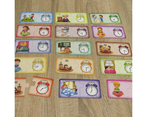 Детская развивающая игра "Тик-Так" 0819 первые часы