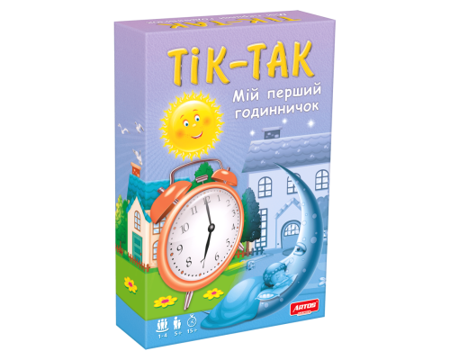 Детская развивающая игра "Тик-Так" 0819 первые часы