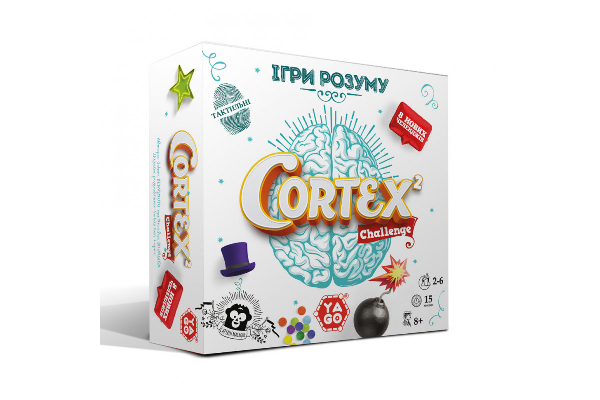 Карткова гра "Cortex 2 Challenge" YaGo 101012918, 90 карток, 24 фішки