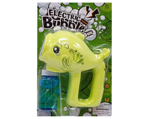 Дитячий генератор мильних бульбашок "Рибка" F2288(Green) 60 мл