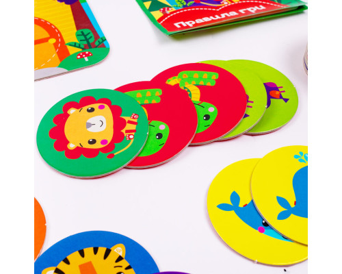 Настільна гра "Мемо" для найменших VT2910-04, 36 деталей