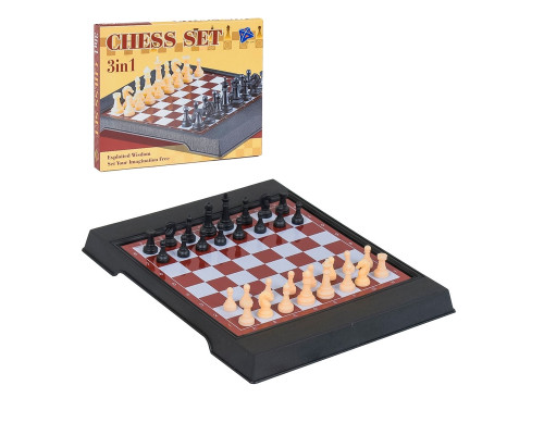 Настільна гра магнітні шахи 2 в 1 3608, 24,5 x 19,5 см