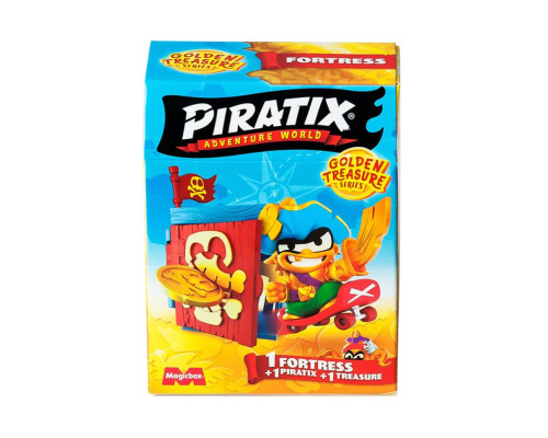 Детский игровой набор с фигурками "Крепость" PIRATIX PPX1D212IN00 серии "Golden Treasure"