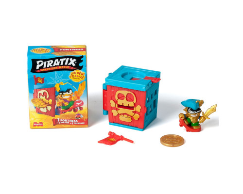 Детский игровой набор с фигурками "Крепость" PIRATIX PPX1D212IN00 серии "Golden Treasure"