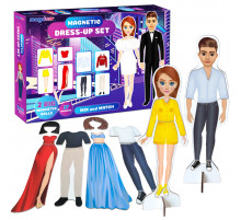 Настільна магнітна гра "Magnetic dolls" ML4032-09 EN 2 магнітні ляльки та 37 магнітів