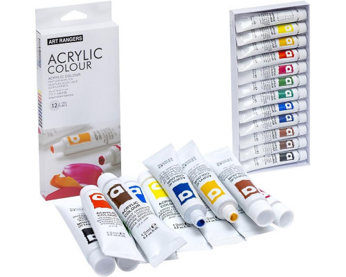 Набір акрилових фарб "Art Rangers Acrylic" PA31.12012, 12 мл, 12 кольорів
