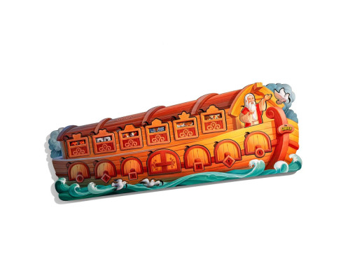 Развивающий пазл-вкладыш "Ноев ковчег" PSD275 с фоном