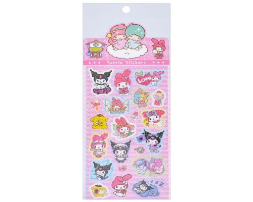 Декоративні наклейки "Sanrio Stickers" SZ240906-15 з блискітками