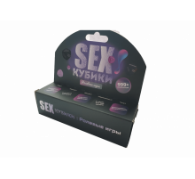 Настільна гра для дорослих "SEXКубики: Рольові ігри" 0034FGS, 18+