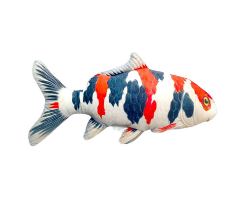 Дитяча м'яка іграшка "Червоний короп Коі" KOI-R, розмір 50 см