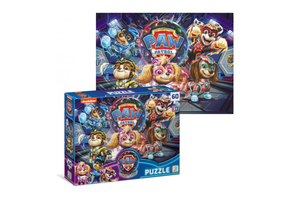 Детский пазл "Paw Patrol. Операция: взрыв метеорита" 200532, 60 элементов