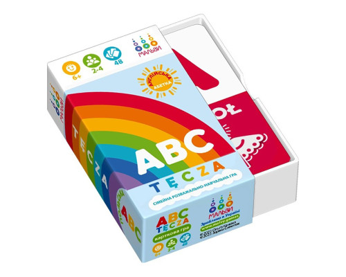 Настольная обучающая игра ABC tęcza 360135, 48 карточек
