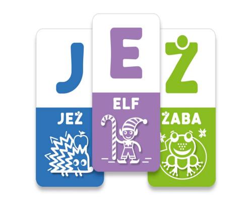 Настольная обучающая игра ABC tęcza 360135, 48 карточек