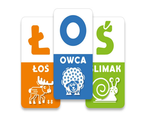 Настольная обучающая игра ABC tęcza 360135, 48 карточек