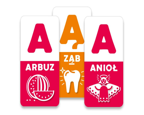 Настольная обучающая игра ABC tęcza 360135, 48 карточек