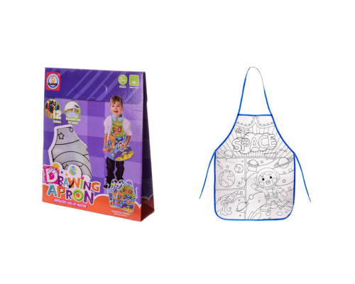 Детский набор для творчества  "Drawing Apron" Z185-10H, фломастеры смываются водой