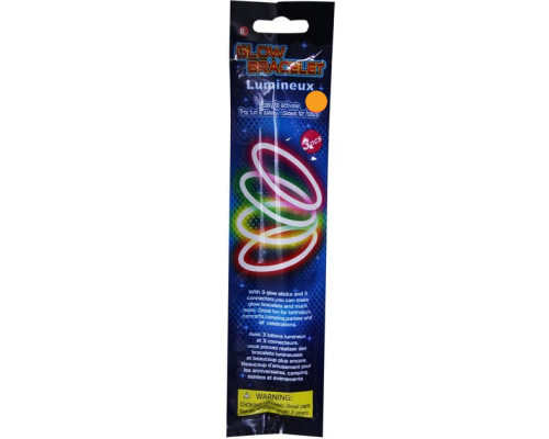 Неоновий браслет 3 в 1 PR908(Orange) 6 годин світла