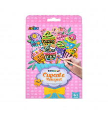 Дитячий набір для творчості "Скретч-арт букет" A1102-3(Pink)