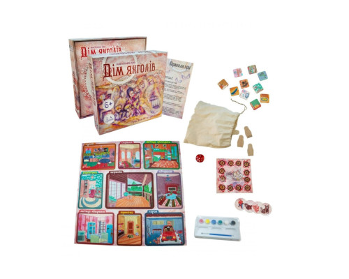 Настольная игра "Дом ангелов Strateg 30101, 5 деревянных фигурок