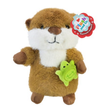 Детская мягкая игрушка "Выдреныш" PLC25008-1, 15х20х22 см