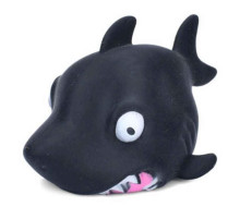 Дитяча іграшка-антистрес "Акула" MS 4043(Black) з борошном, 10 см