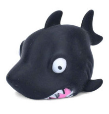 Дитяча іграшка-антистрес "Акула" MS 4043(Black) з борошном, 10 см
