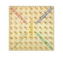 Дитяча розвиваюча іграшка "Математичний геоборд" AS-7135 дерево