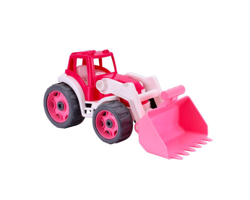 Детская игрушка Трактор 8195TXK с ковшом, розовый