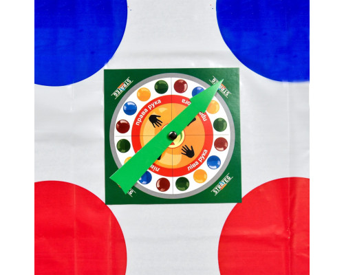 Розважальна гра "Твістер" 30801ST, ігрове поле, рулетка, правила