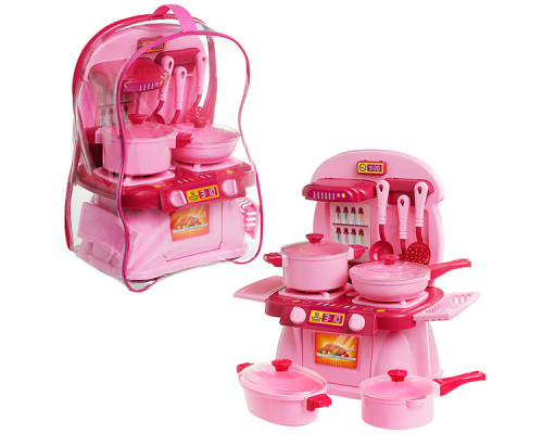 Игровой набор Кухня "Cooking Plate with Dishes" Юника 71719, 10 предметов