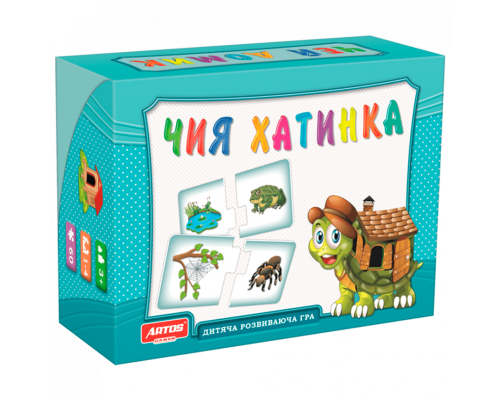 Дитяча настільна гра "Чий будиночок" 0468, 30 картонних карток